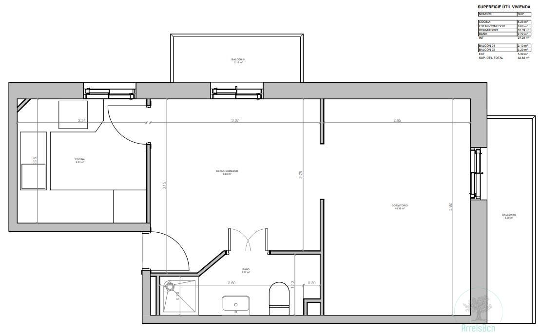For sale of flat in Barcelona
