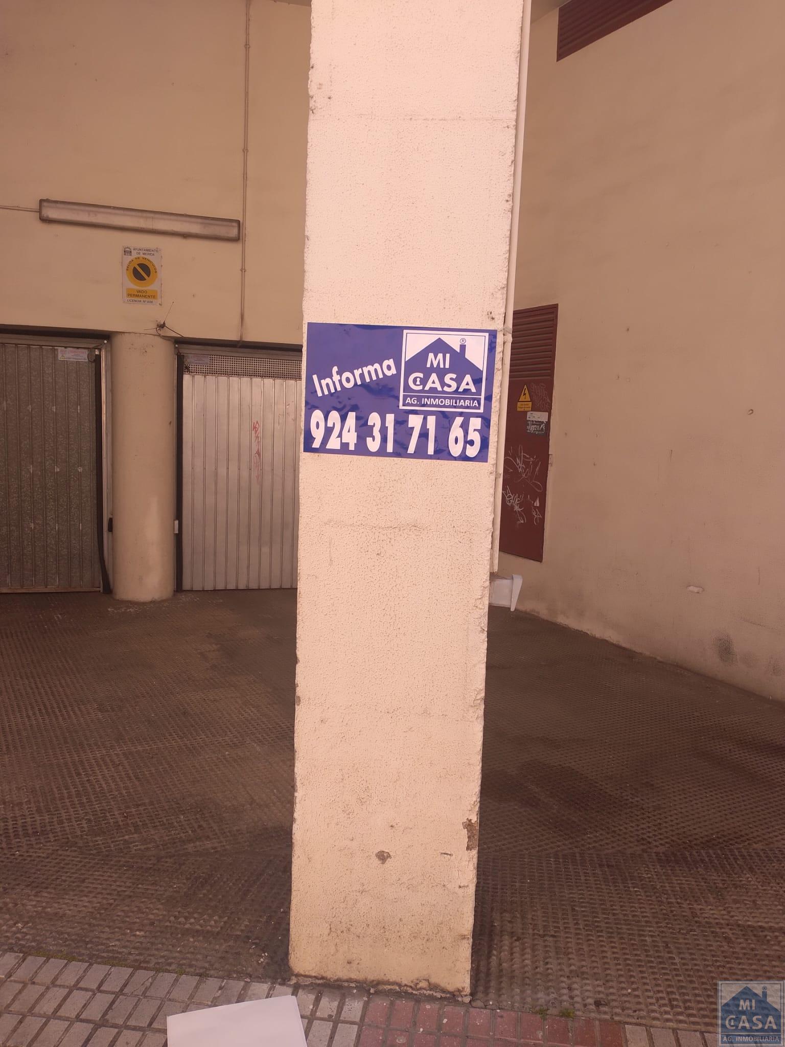 Alquiler de garaje en Mérida