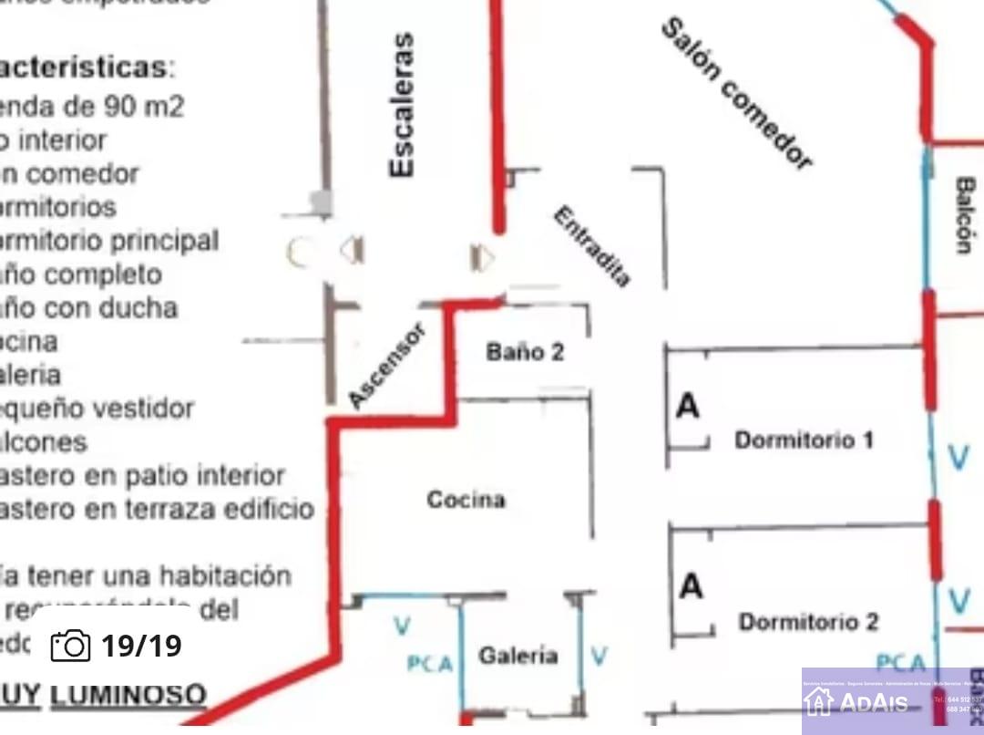 For sale of flat in Gandia