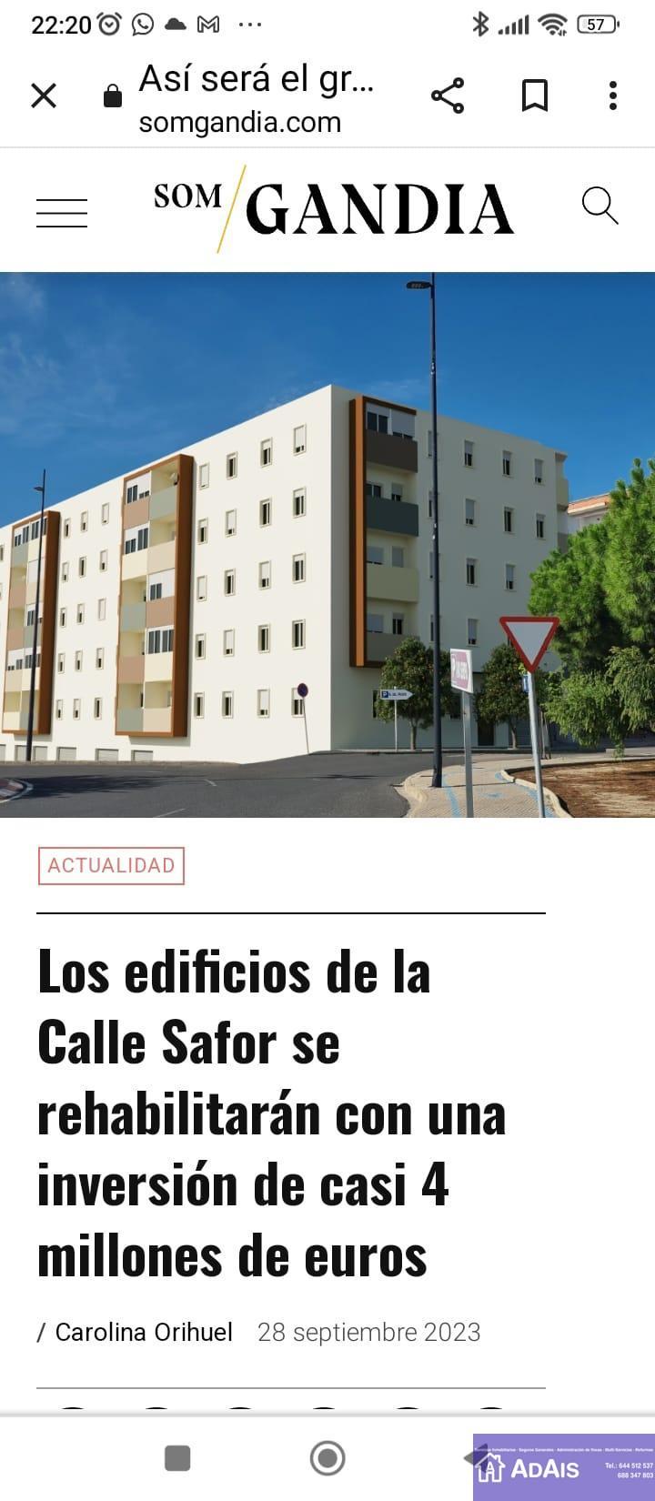 For sale of flat in Gandia