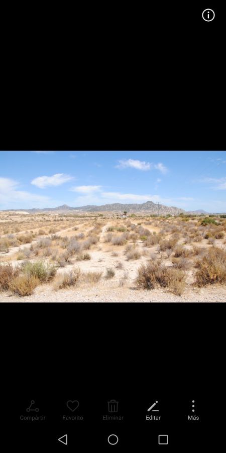 Venta de terreno en Abanilla