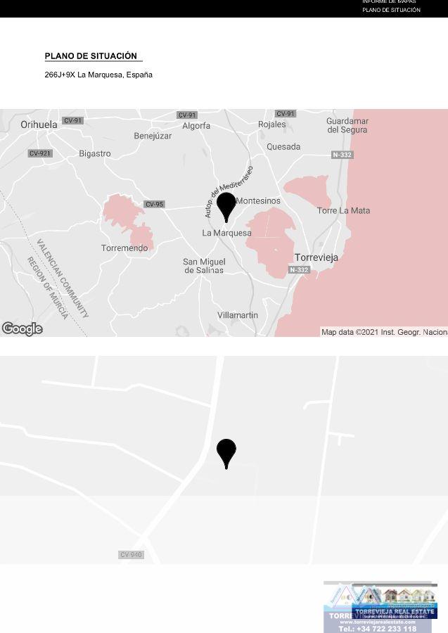 Venta de terreno en Los Montesinos