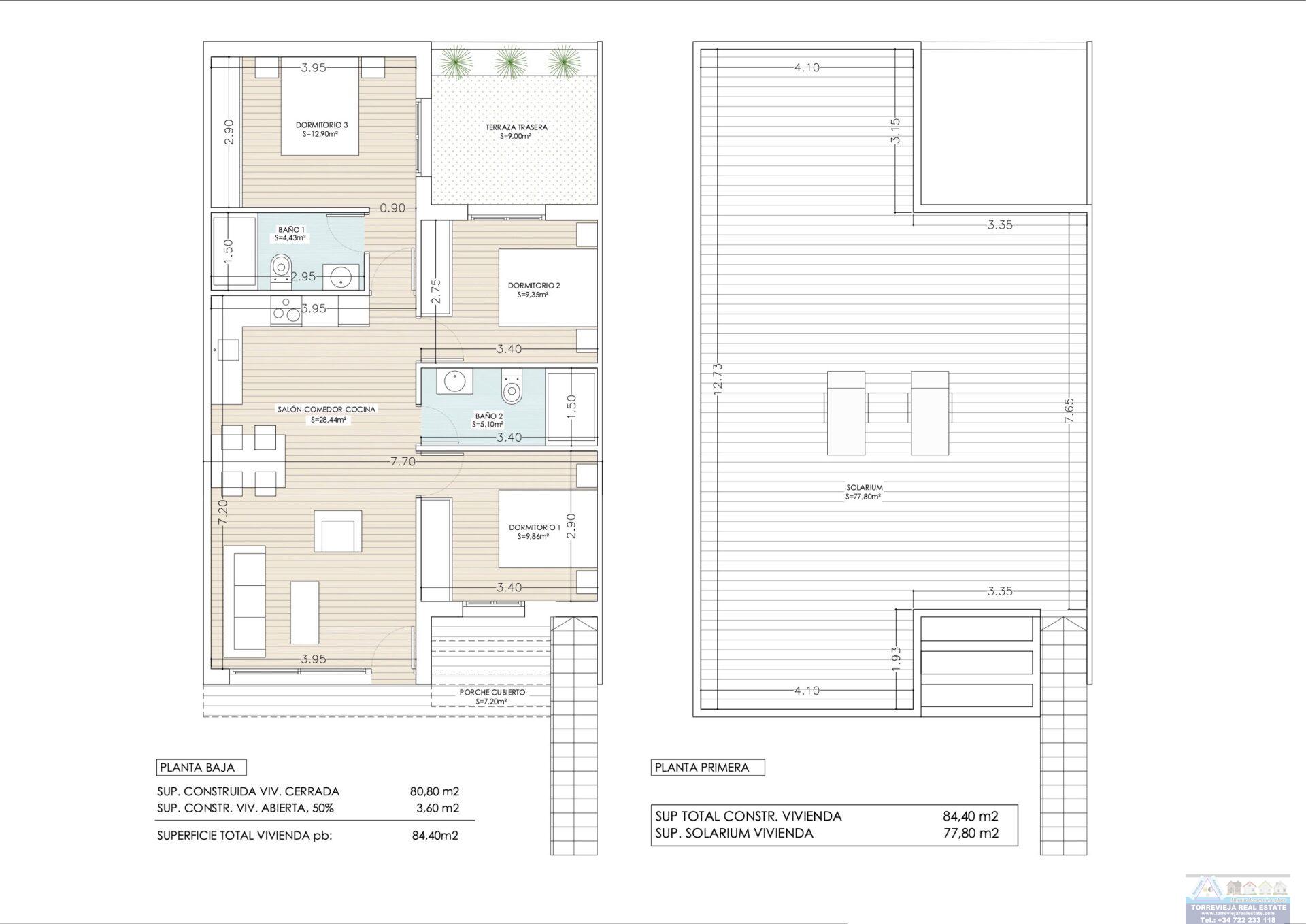 Zu verkaufen von villa in
 Pilar de la horadada