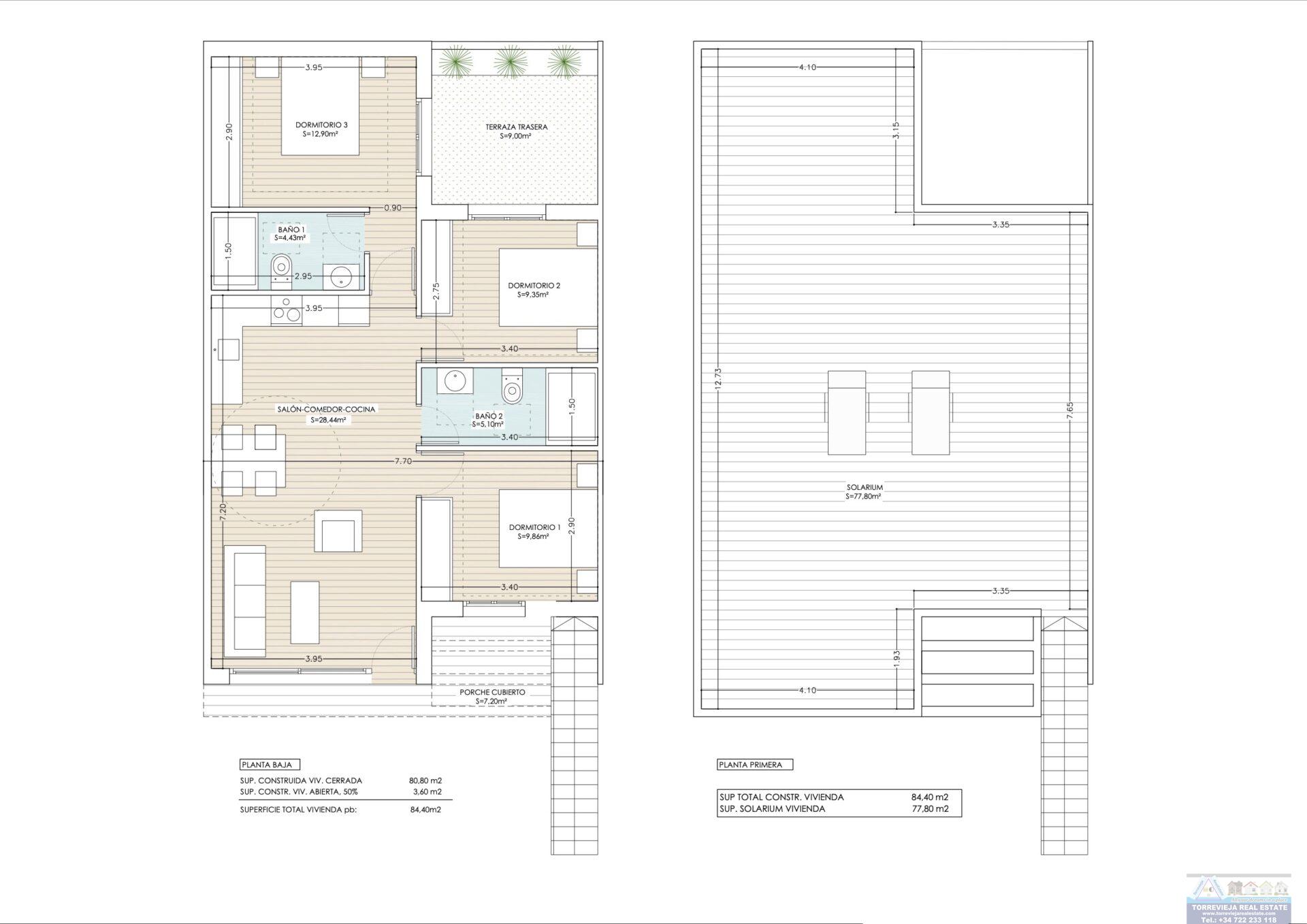 Zu verkaufen von villa in
 Pilar de la horadada