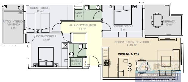 Venda de apartamento em Guardamar del Segura