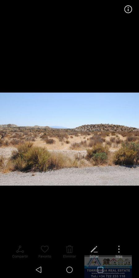 Venta de terreno en Abanilla