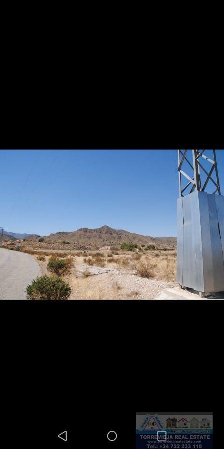 Venta de terreno en Abanilla