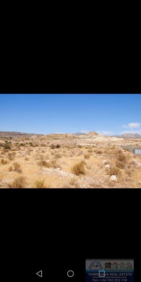 Venta de terreno en Abanilla