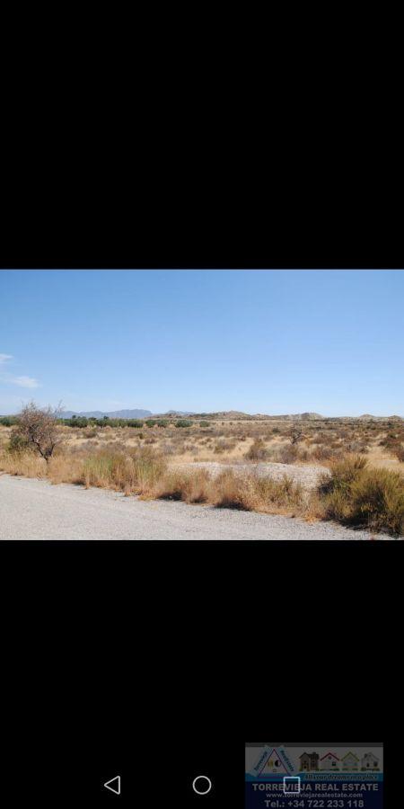 Venta de terreno en Abanilla