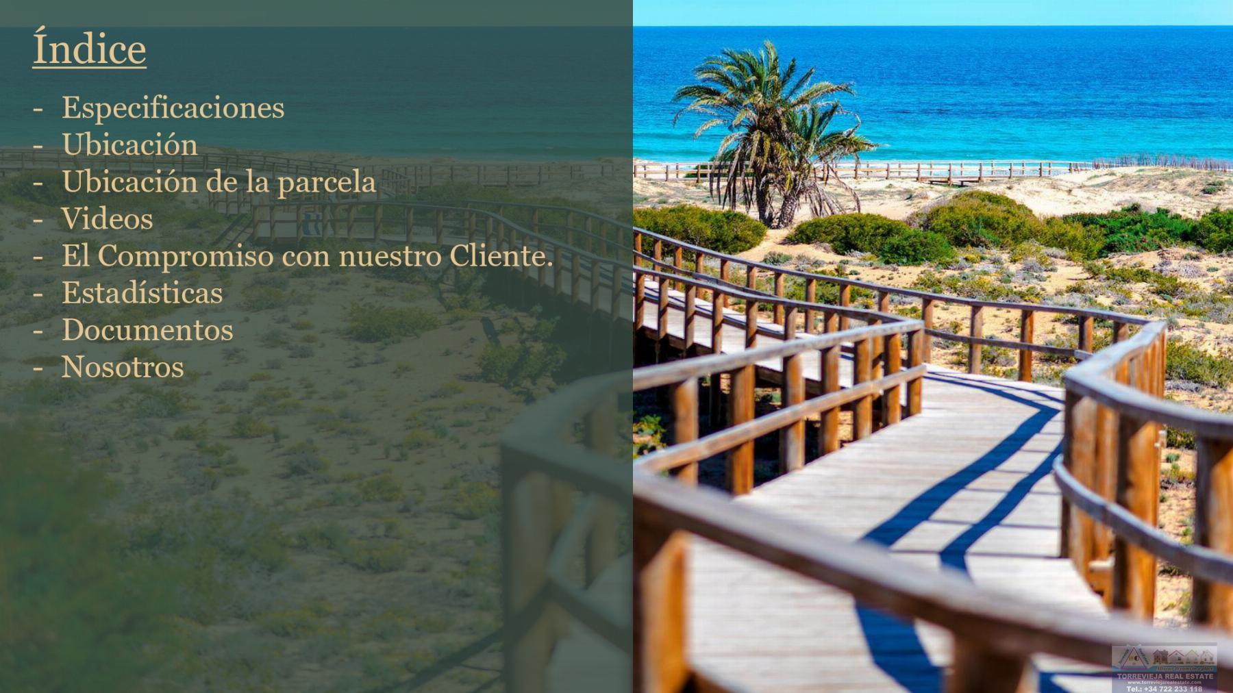 For sale of land in Santa Pola