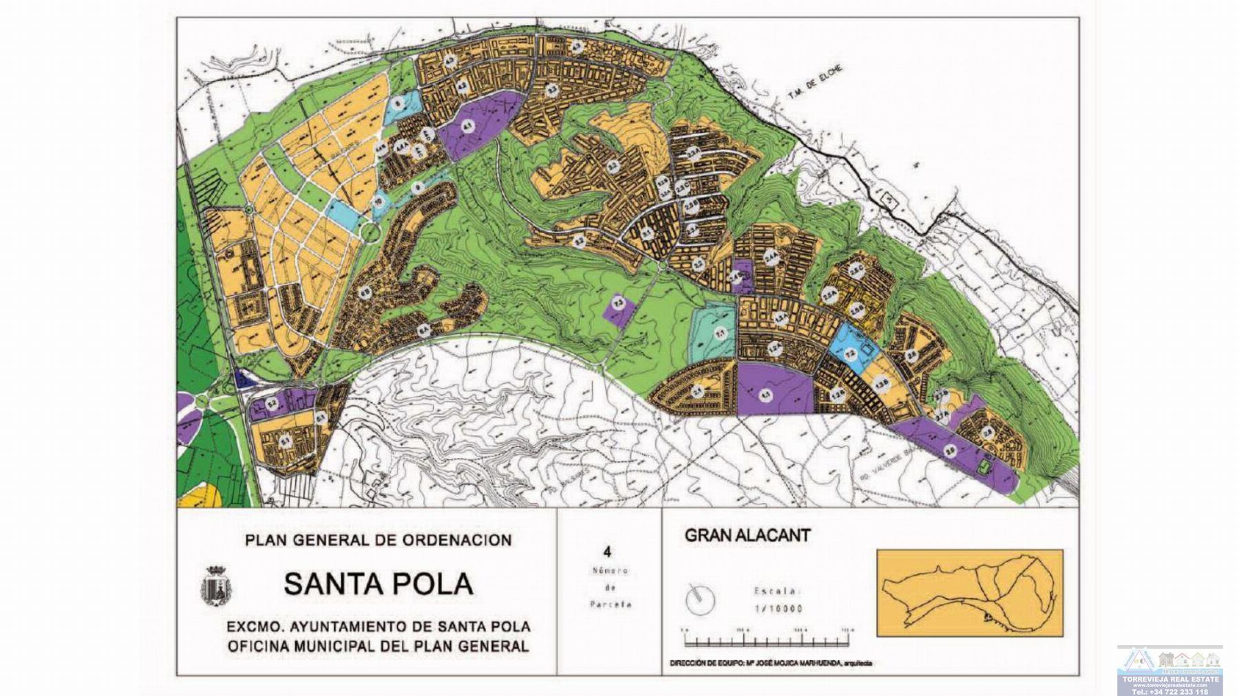 For sale of land in Santa Pola
