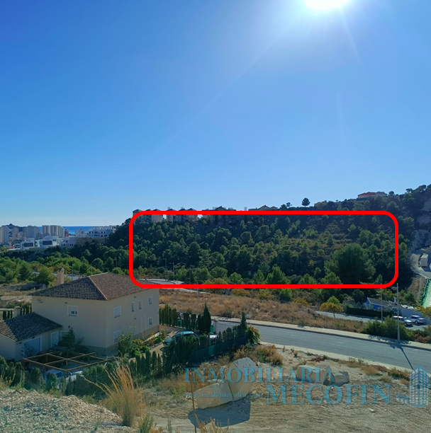 For sale of land in Finestrat