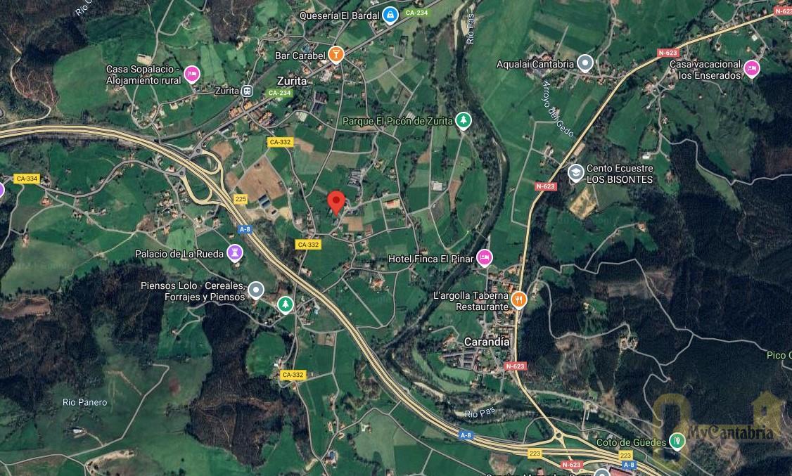 Venta de terreno en Piélagos
