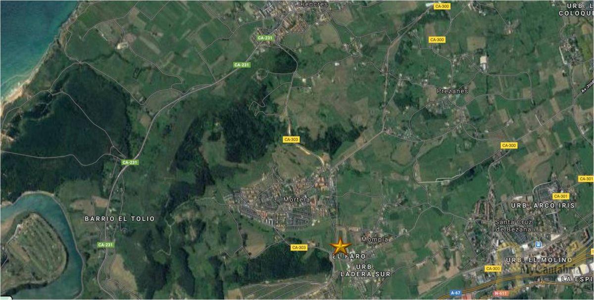 For sale of land in Santa Cruz de Bezana