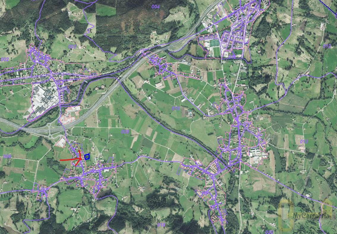 For sale of land in Santa María de Cayón