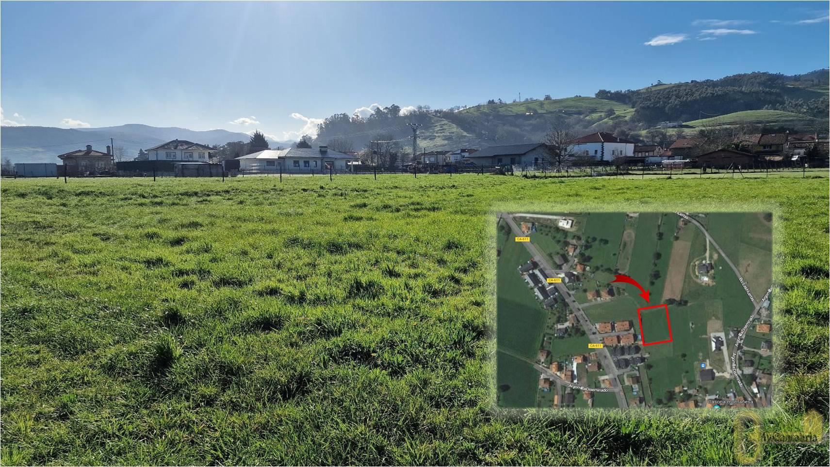 For sale of land in Santa María de Cayón
