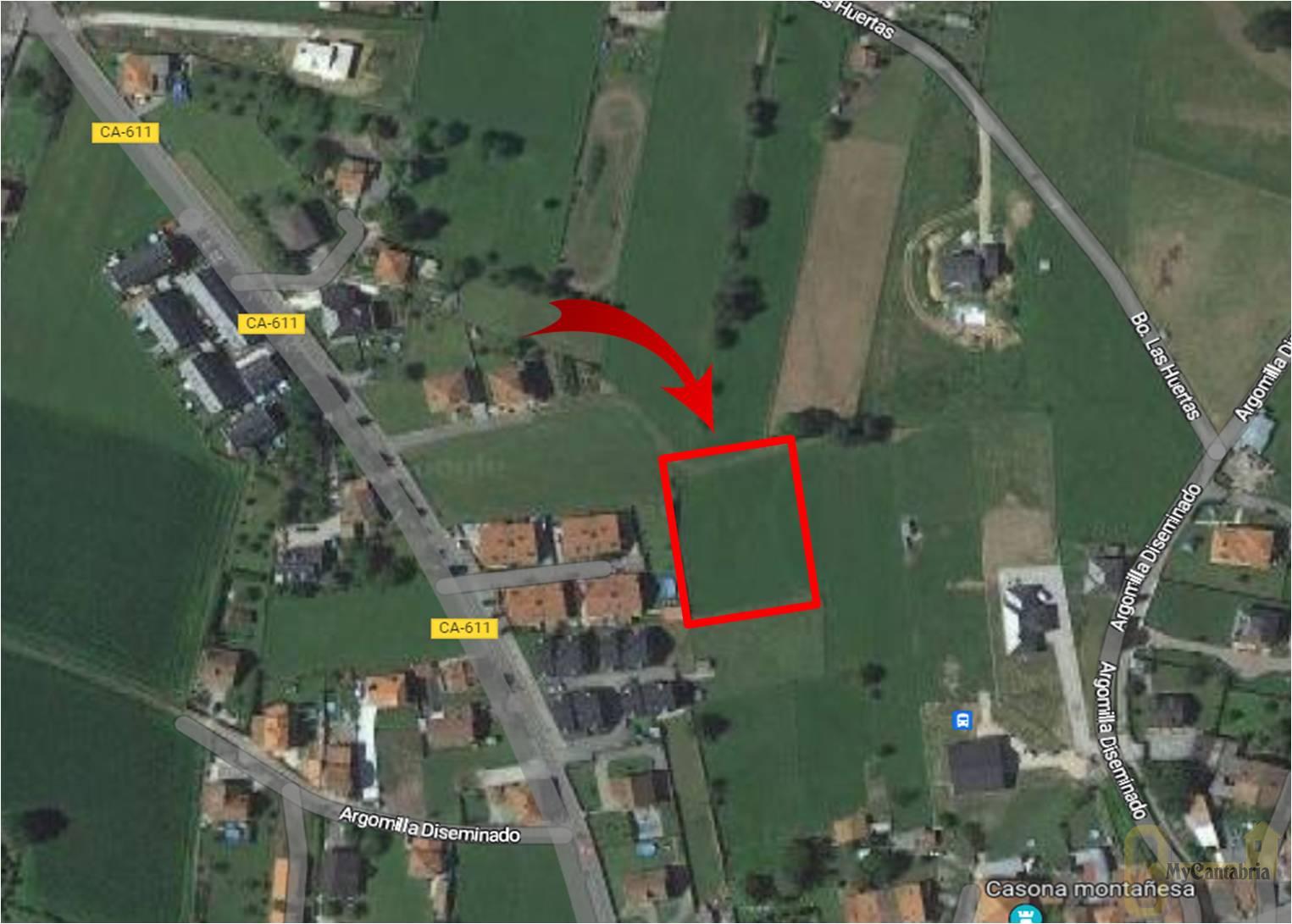 For sale of land in Santa María de Cayón