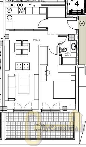 For sale of office in Santa Cruz de Bezana