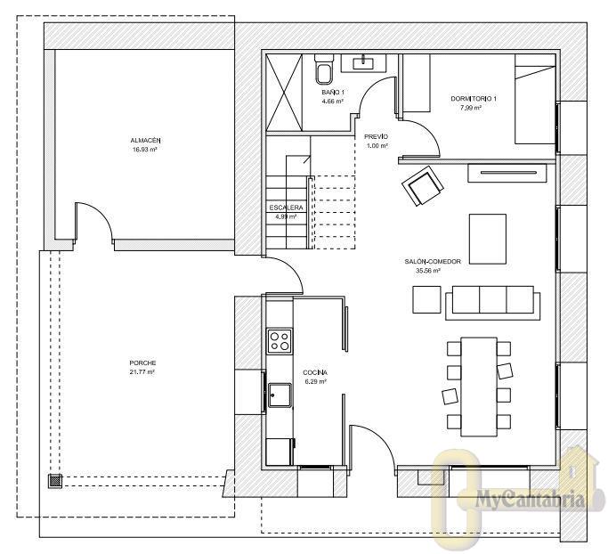 For sale of house in Ruente