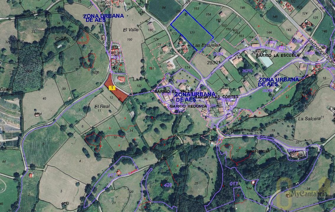 For sale of land in Puente Viesgo