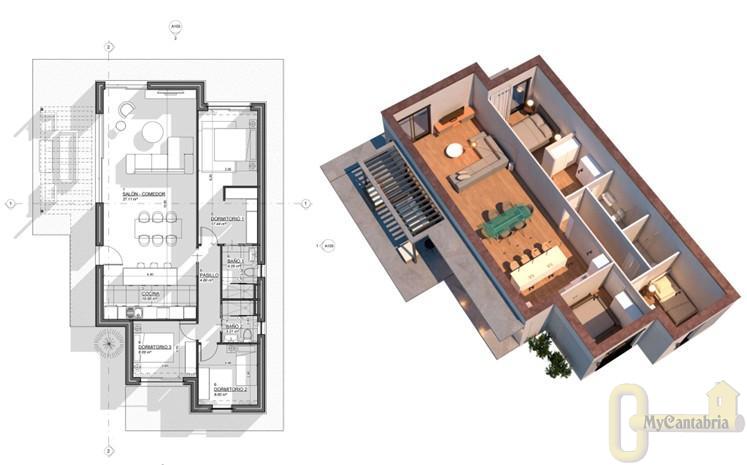 Venta de casa en Medio Cudeyo