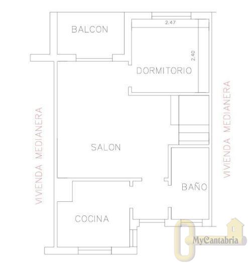 Venta de piso en Piélagos