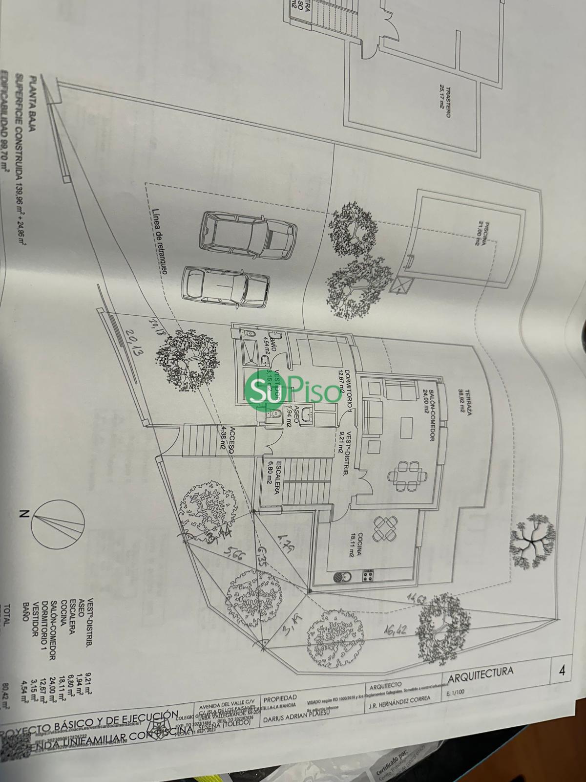 For sale of land in Seseña