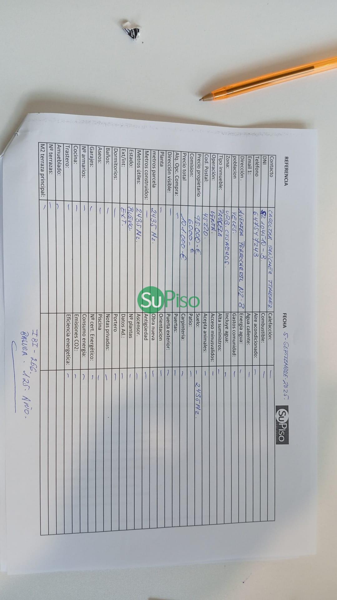 Venta de terreno en Yeles