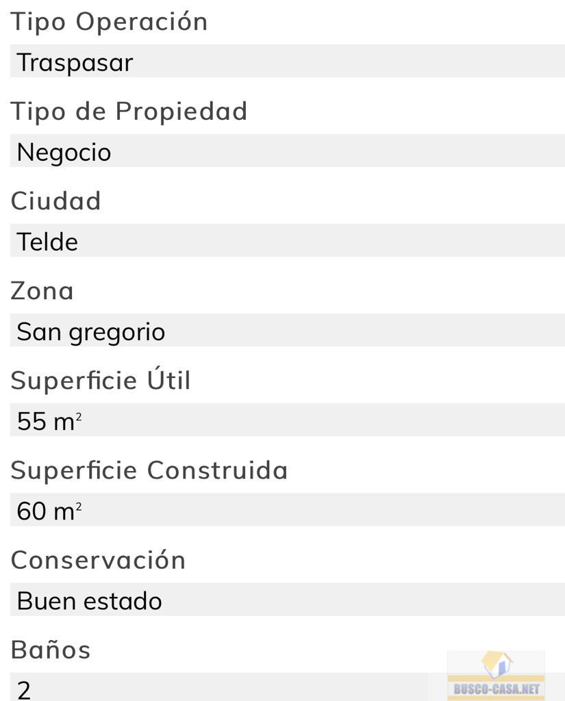 For share of commercial in Telde