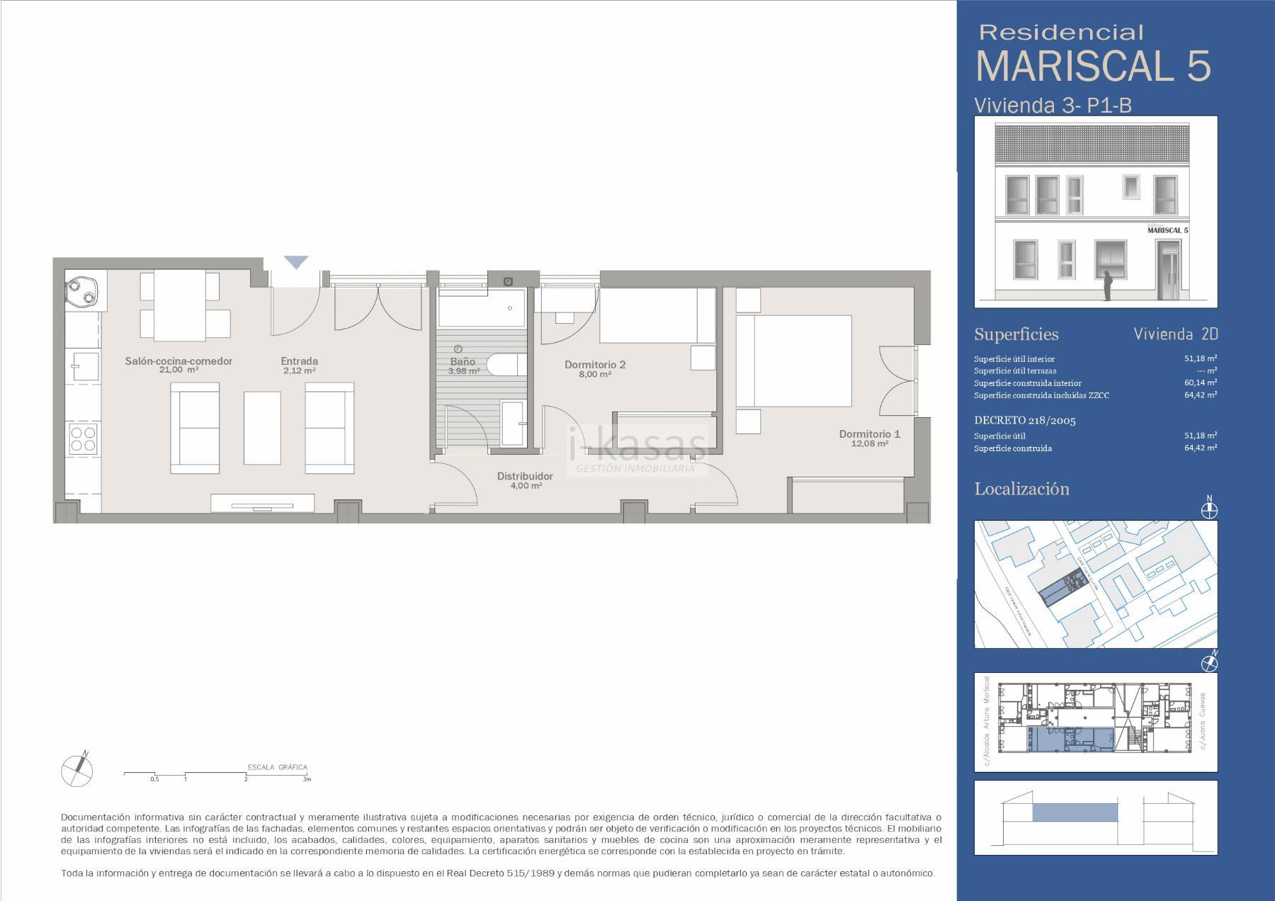 For sale of flat in San José del Valle