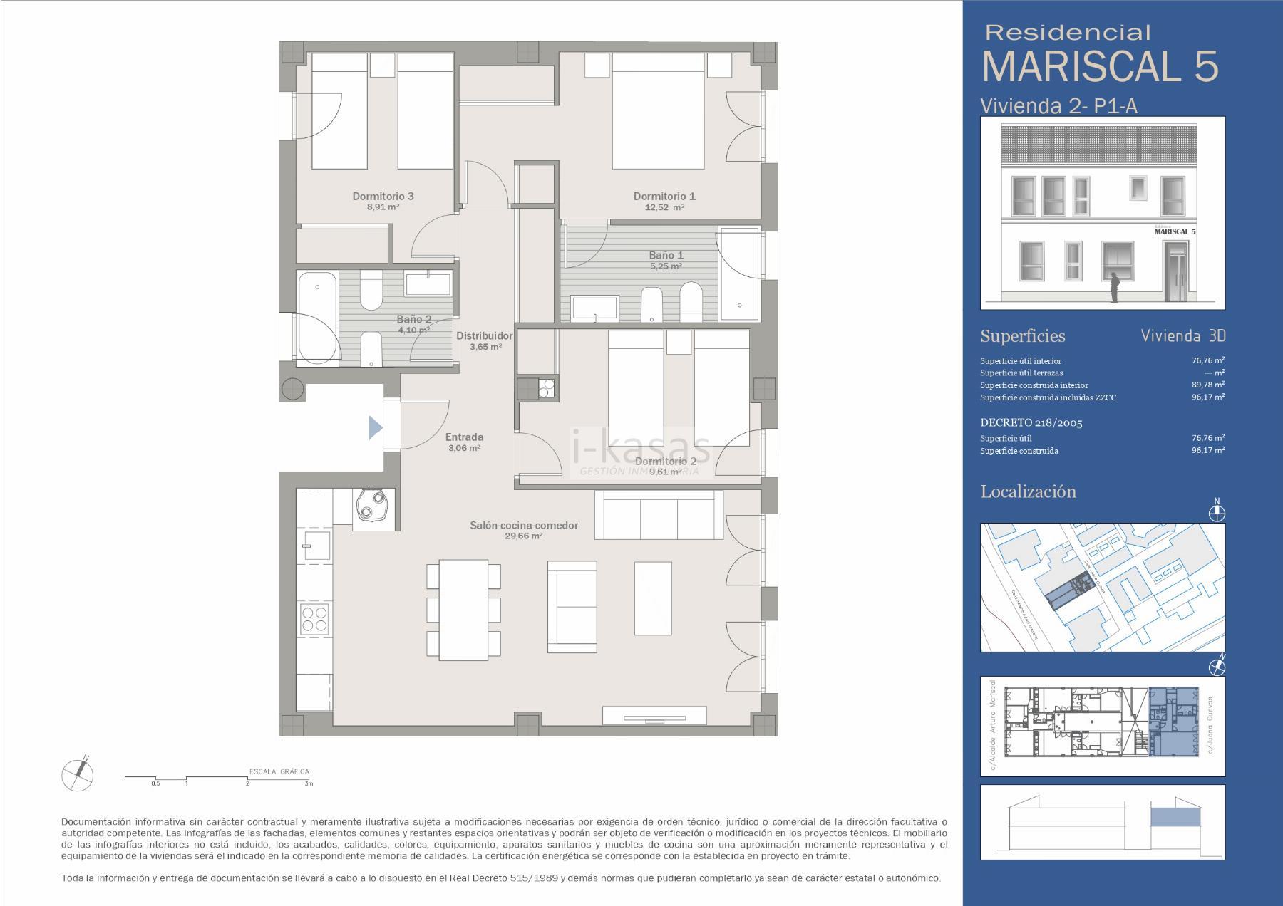 For sale of flat in San José del Valle