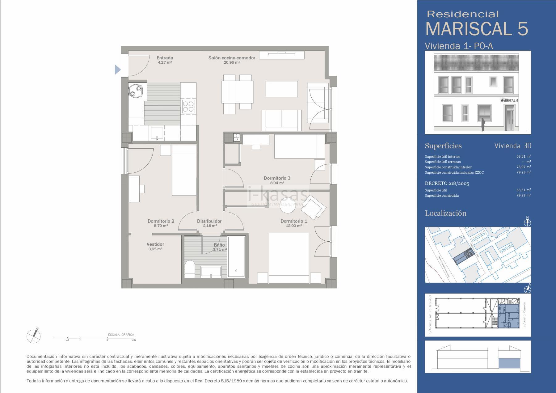 For sale of flat in San José del Valle