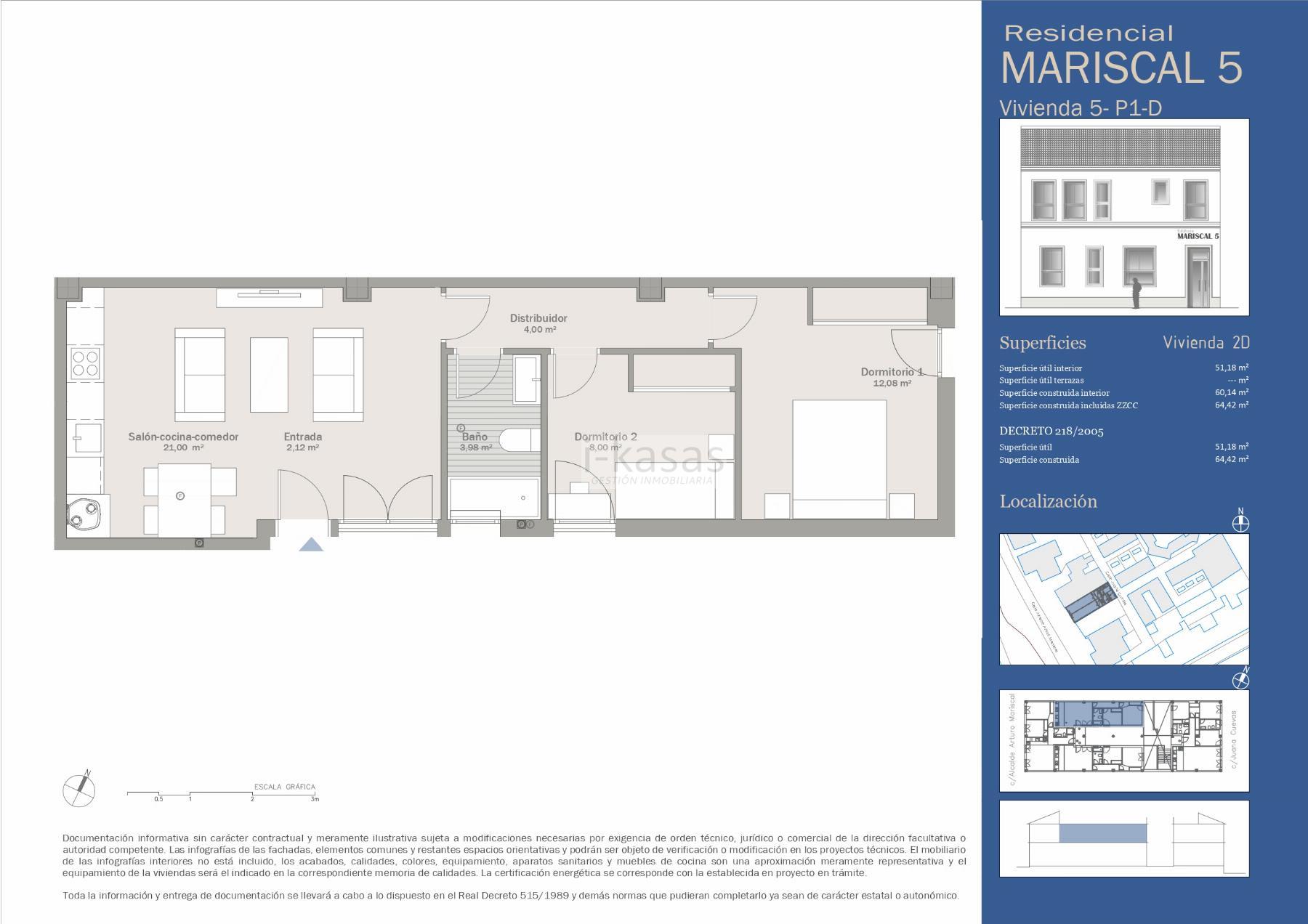 For sale of flat in San José del Valle