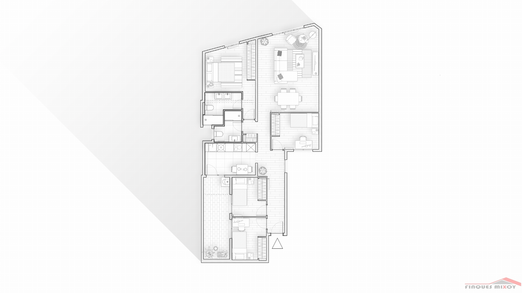For sale of flat in Barcelona