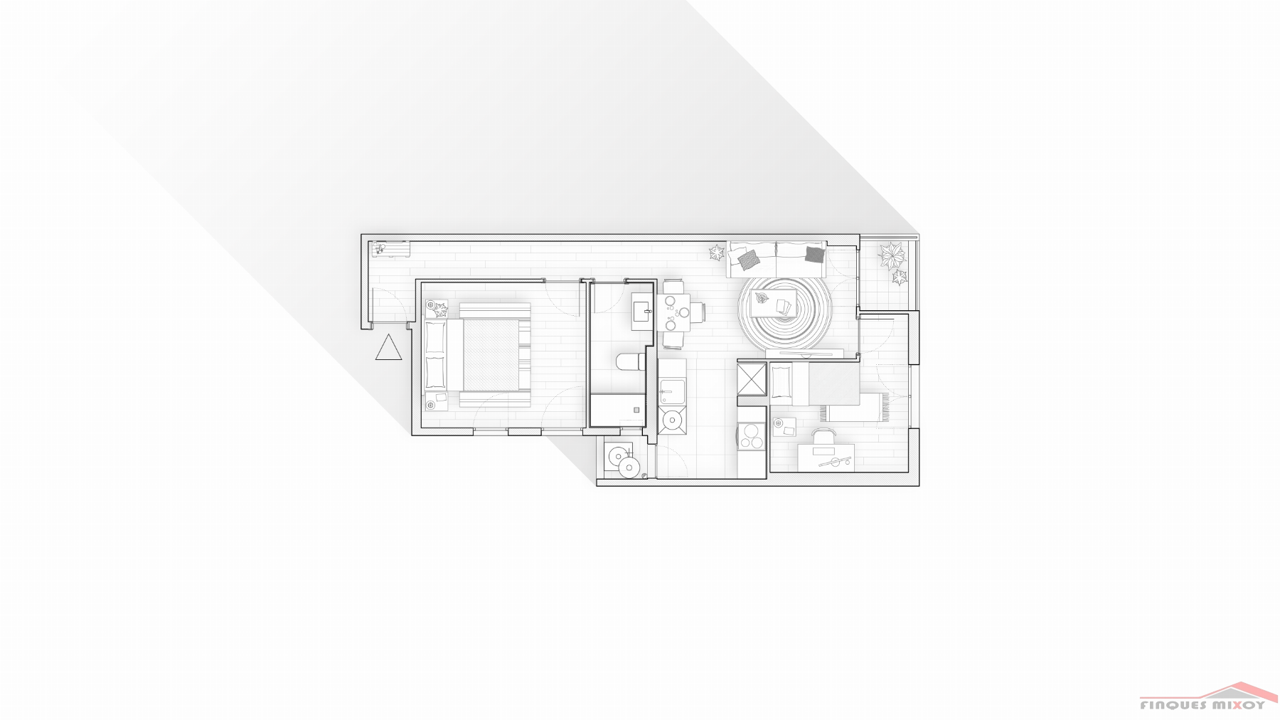 For sale of flat in Barcelona