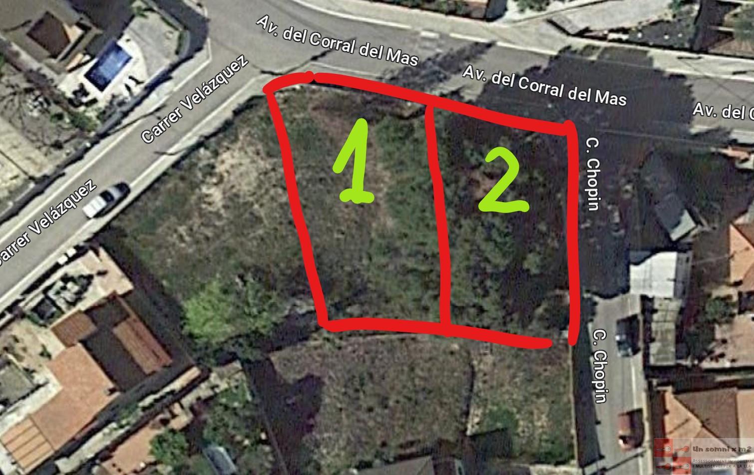 For sale of land in Piera