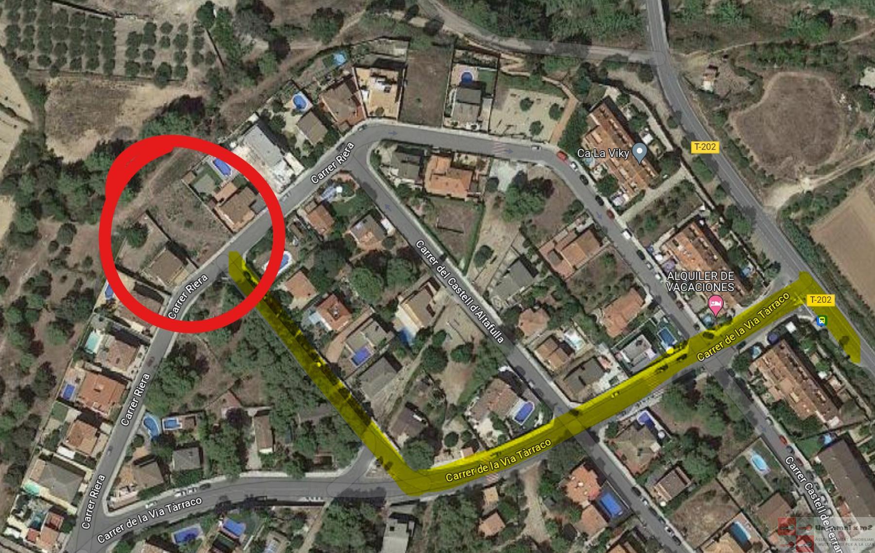 For sale of land in La Riera de Gaià