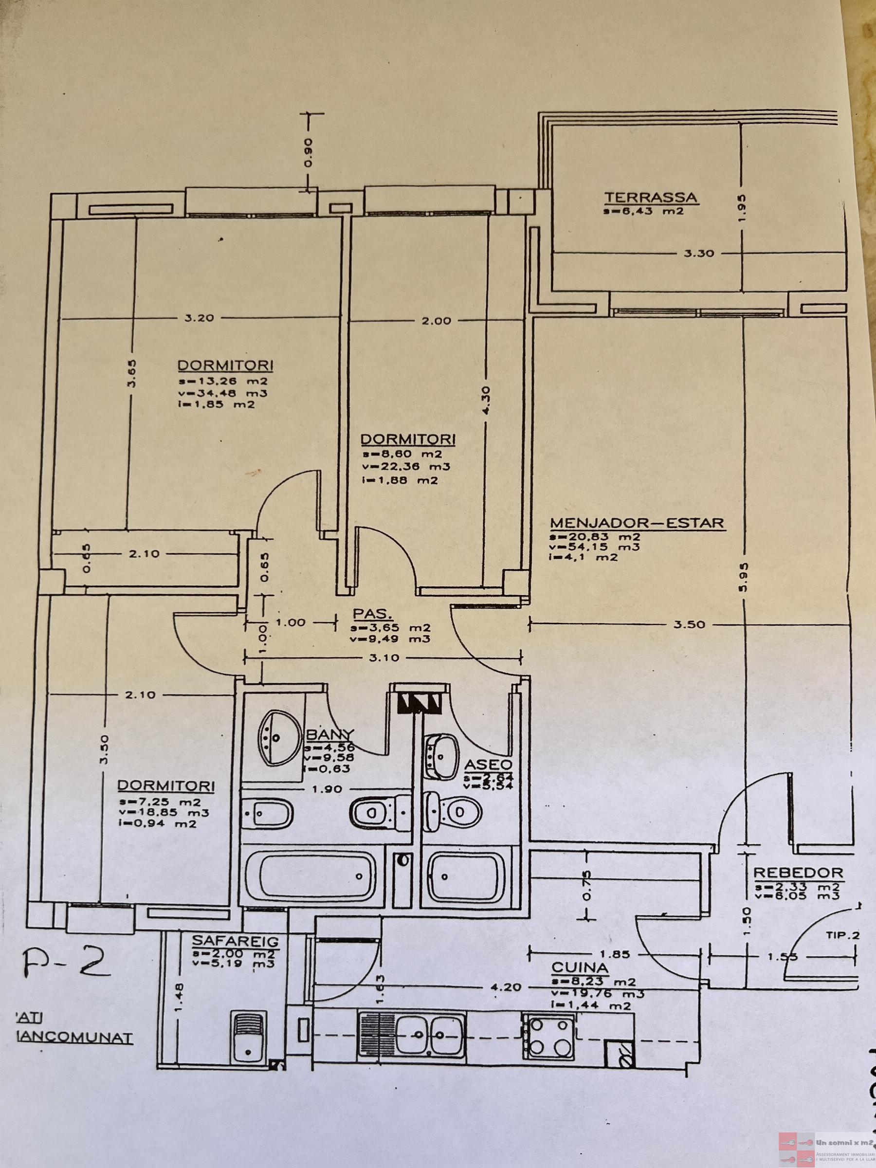 For sale of flat in Piera