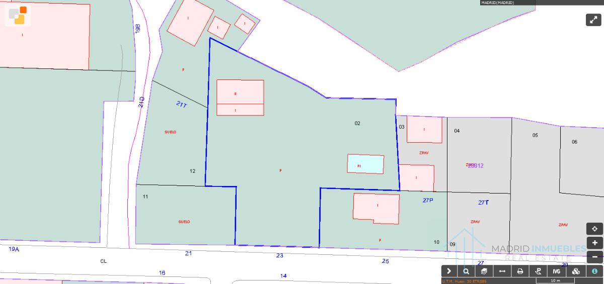 Venta de terreno en Madrid