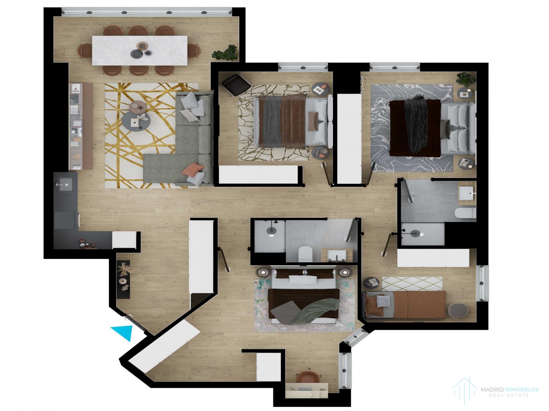For sale of flat in Madrid