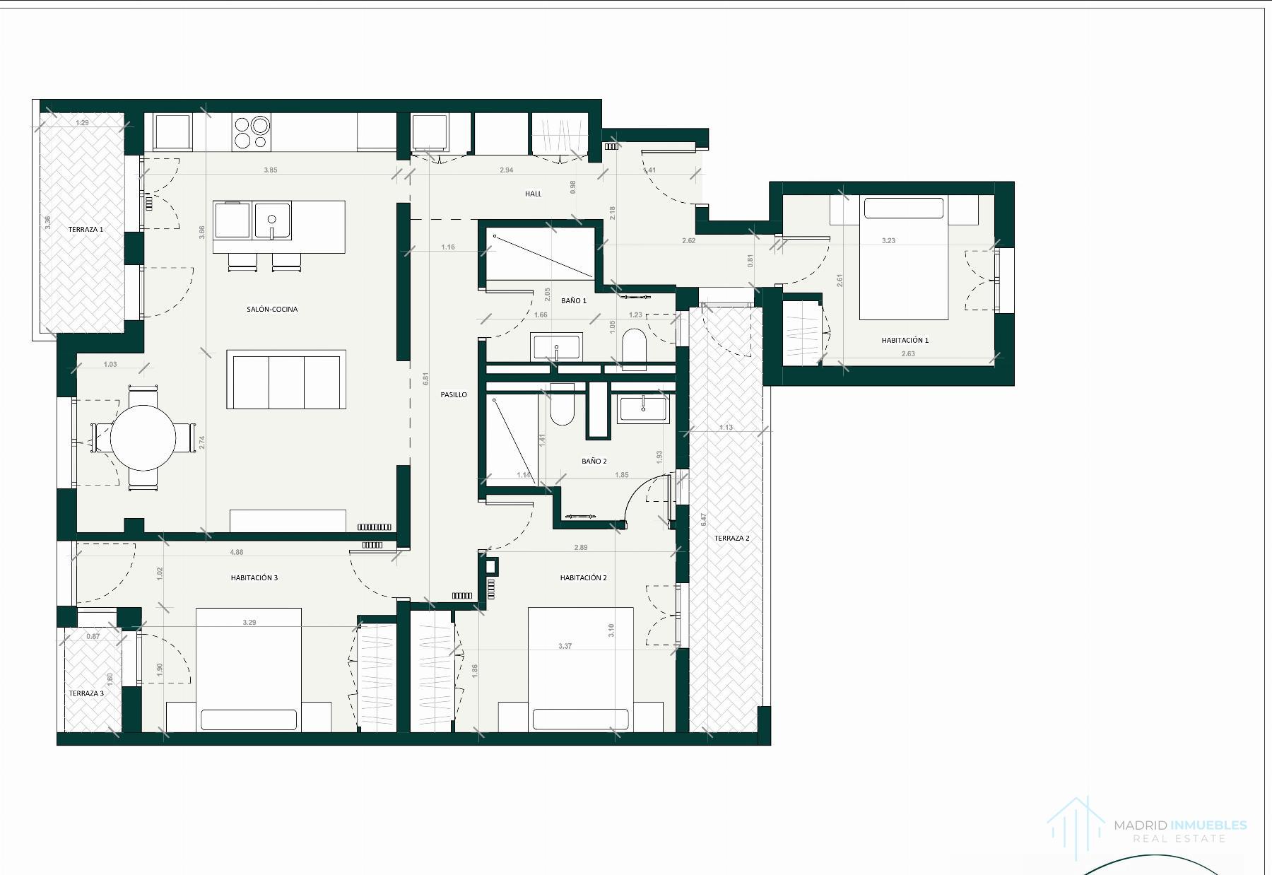 For sale of flat in Madrid
