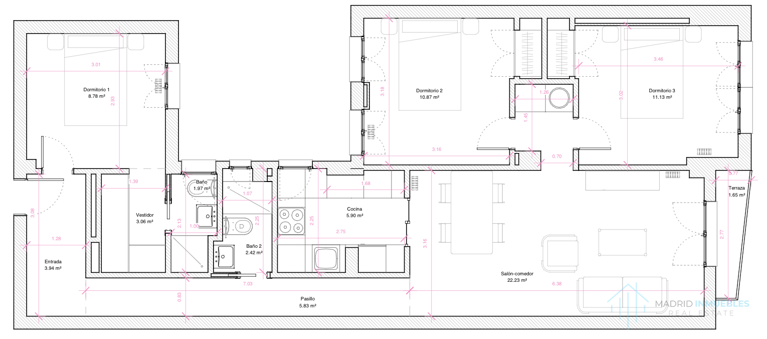 For sale of flat in Madrid