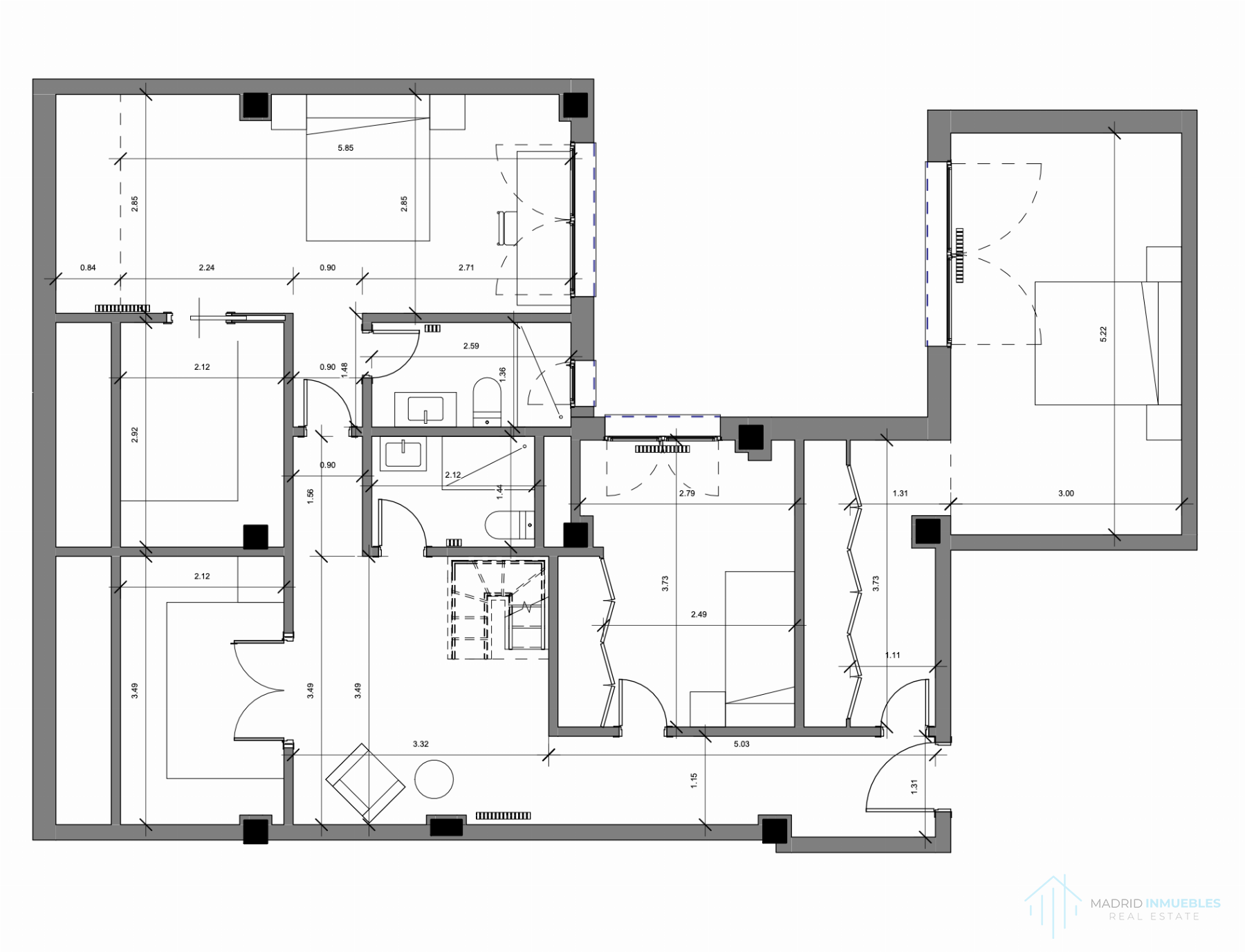 For sale of duplex in Madrid