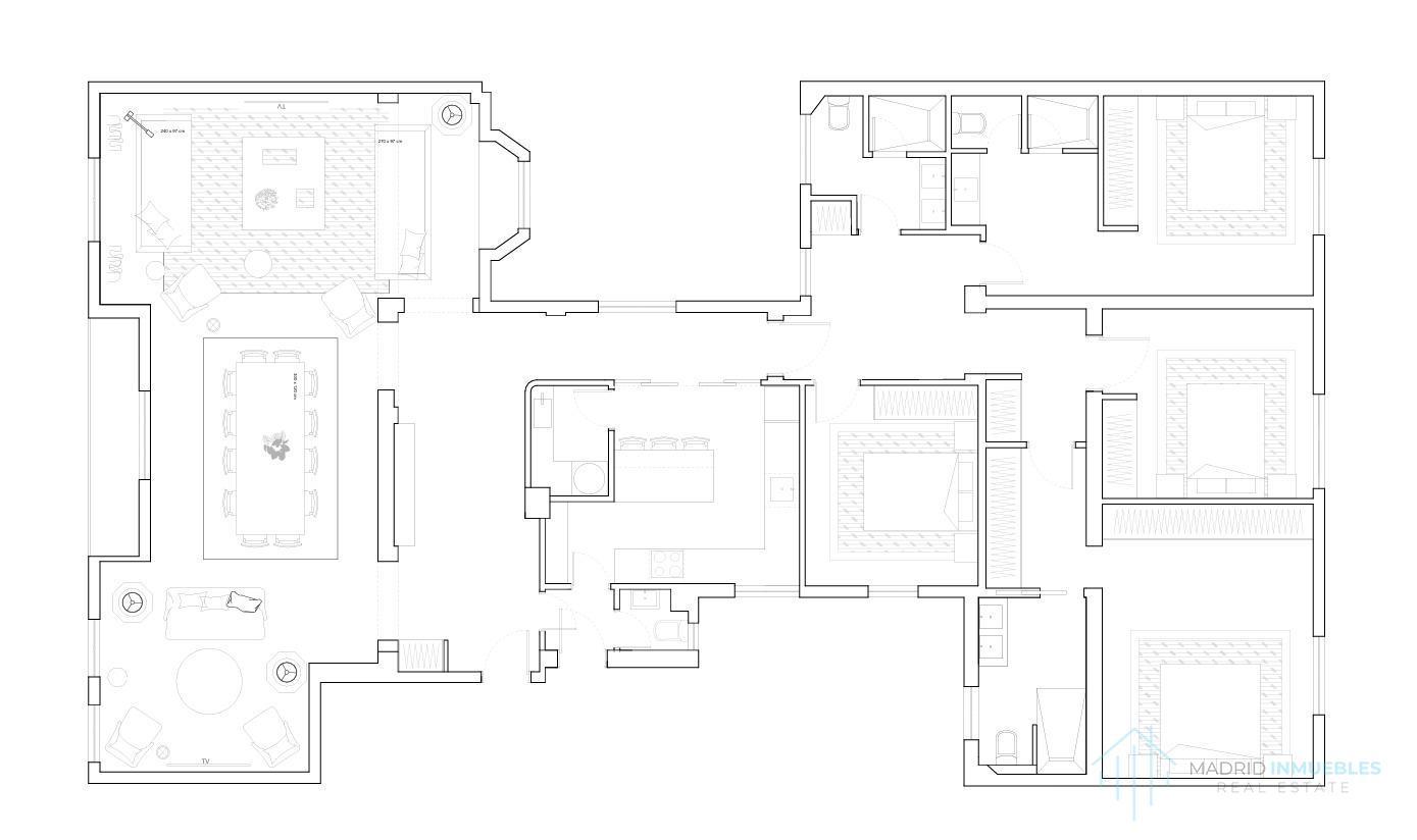 For rent of flat in Madrid