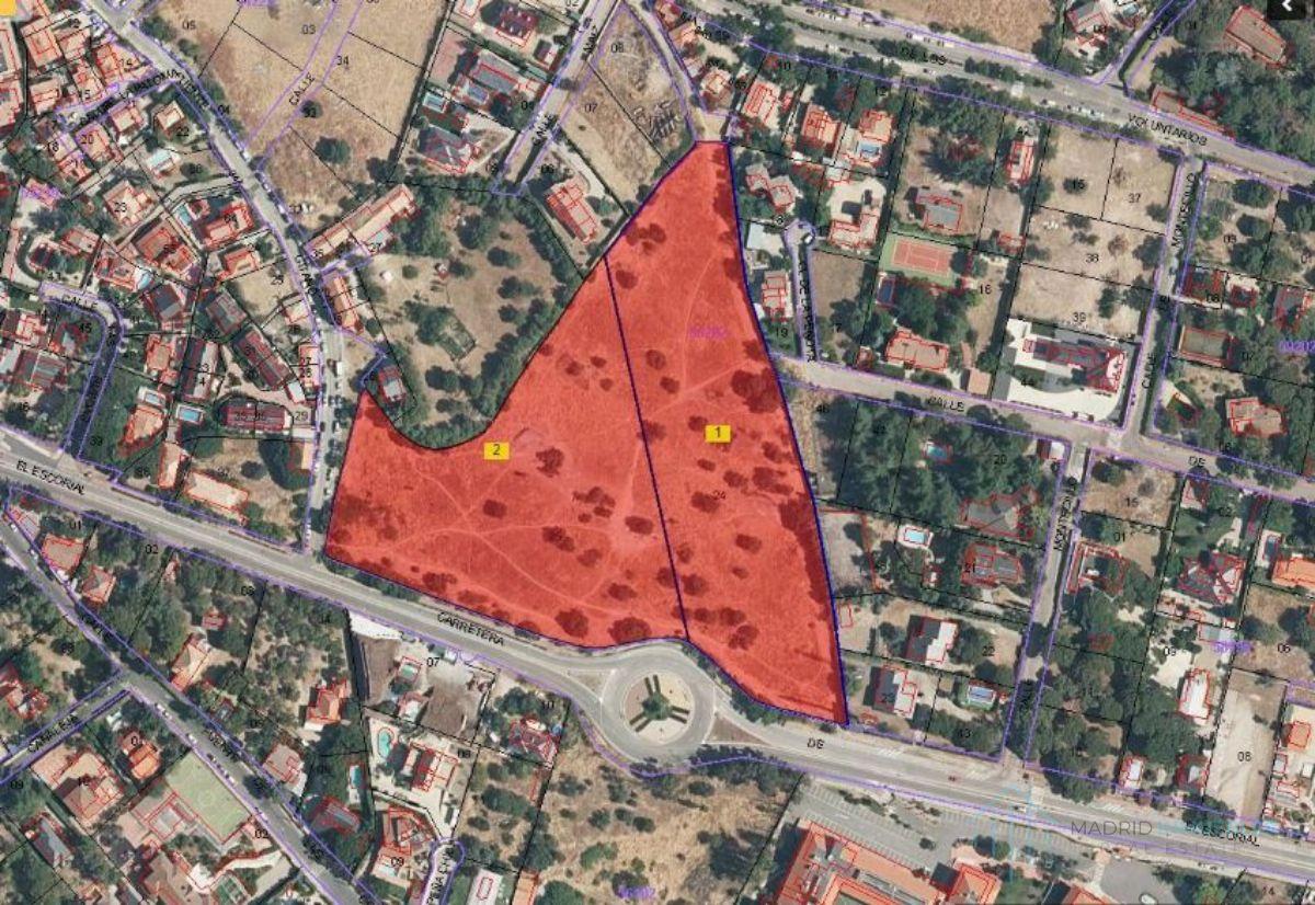 For sale of land in Galapagar