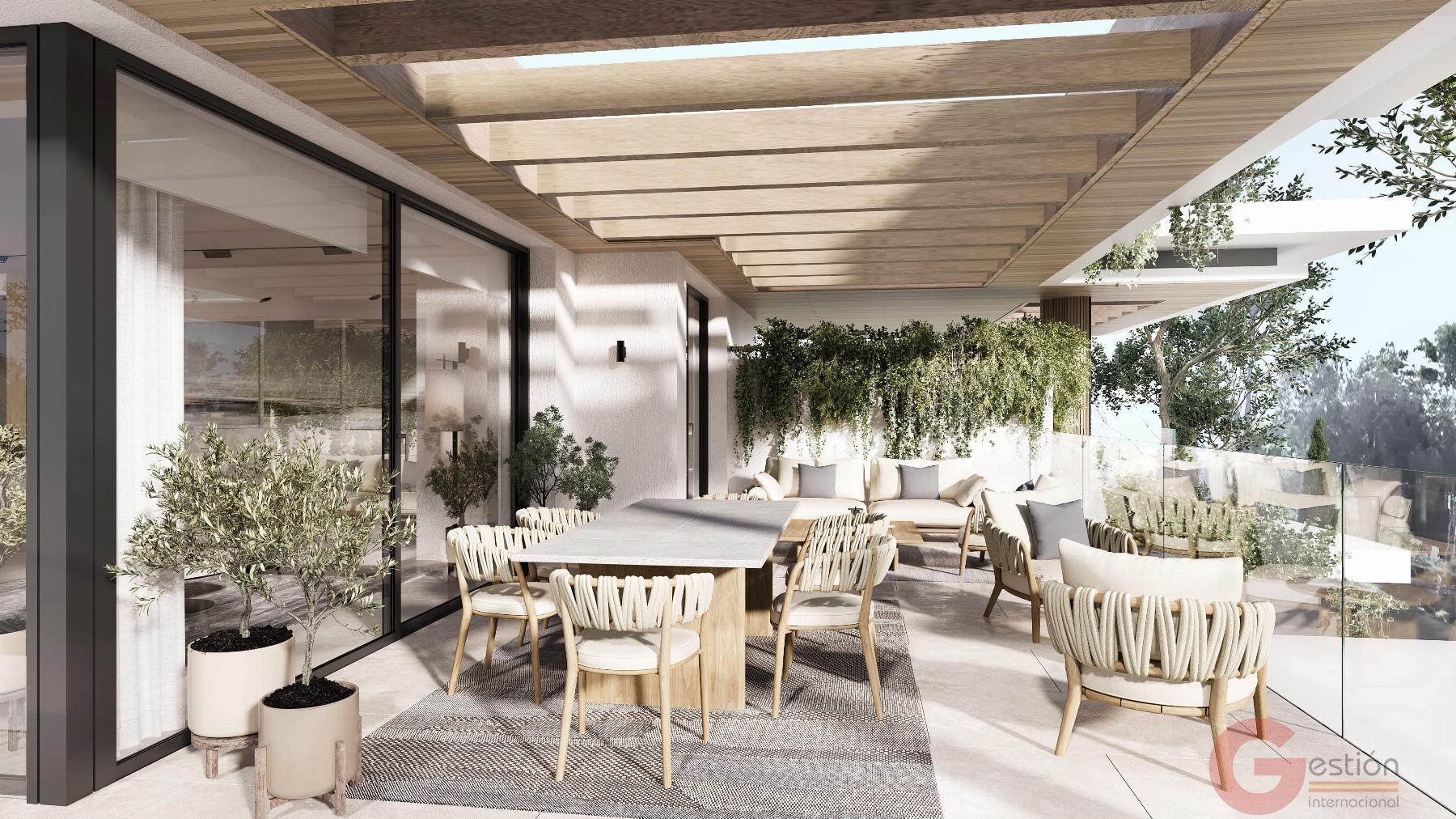 For sale of penthouse in Estepona