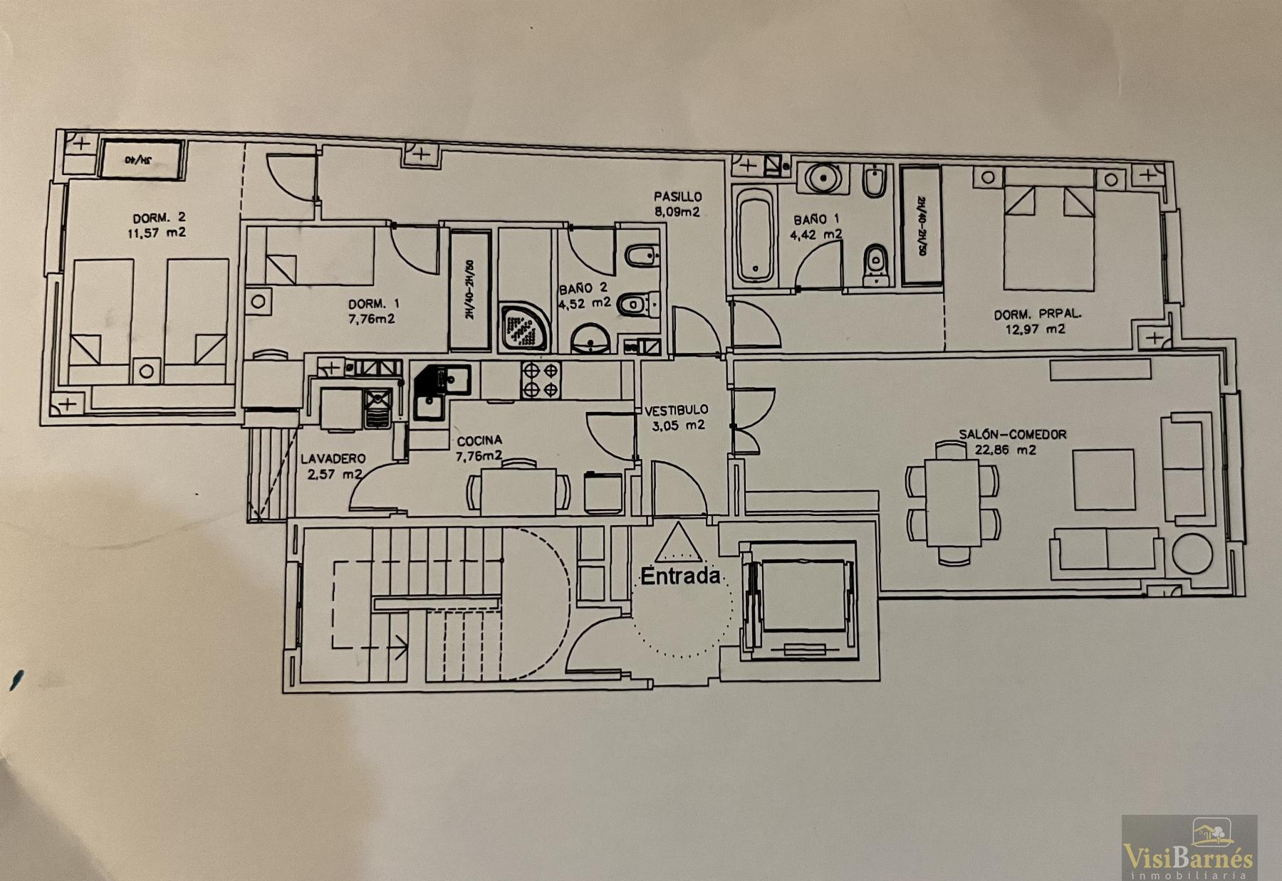 For sale of flat in Lorca