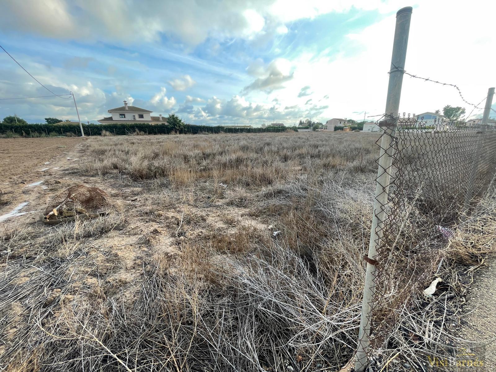 For sale of land in Lorca