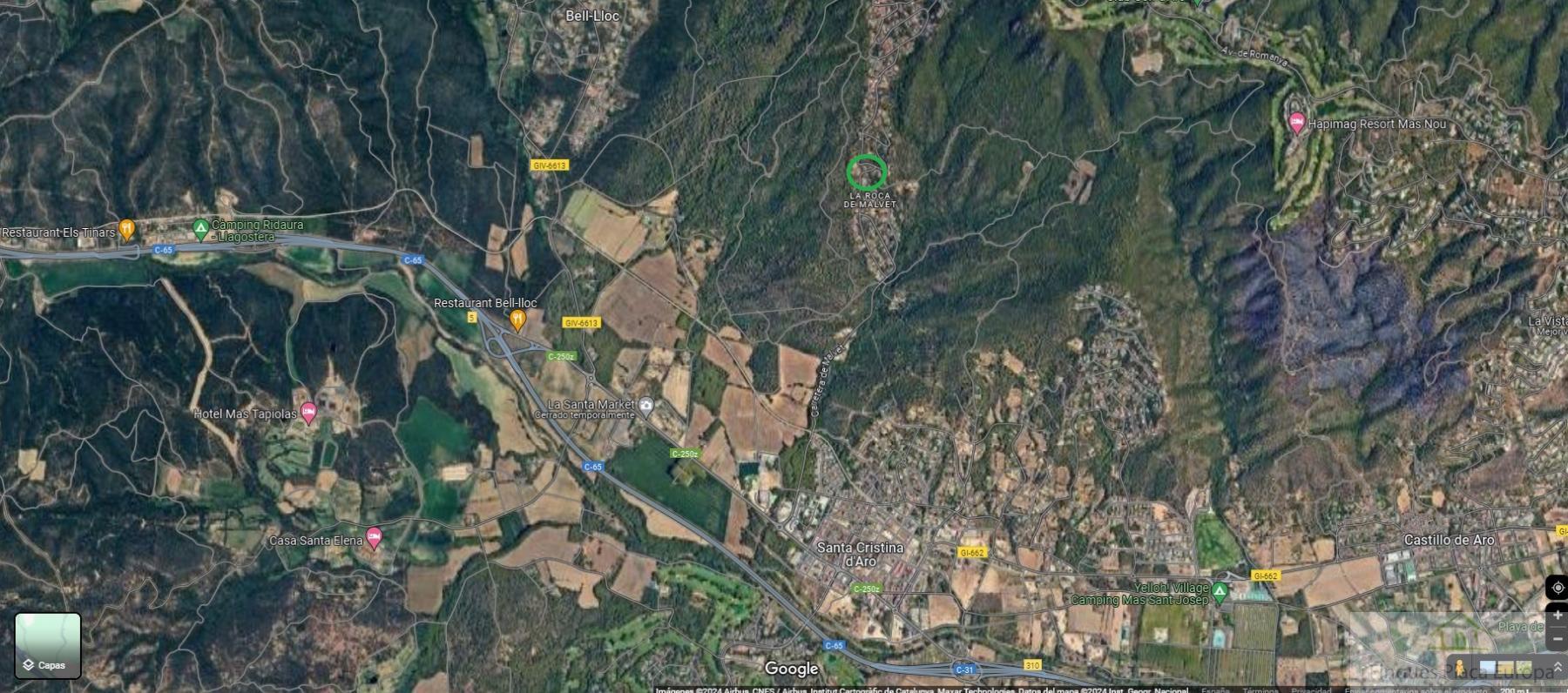 Vente de terrain dans Santa Cristina D´aro