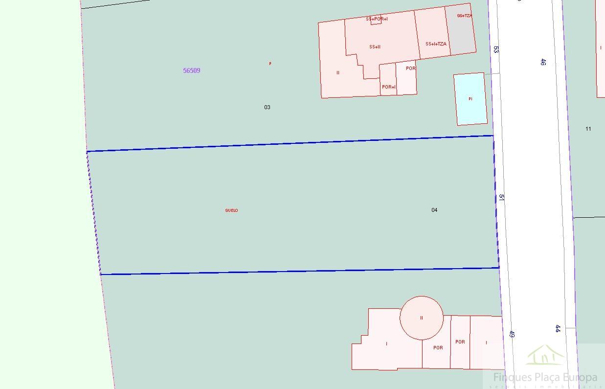 For sale of land in Calonge